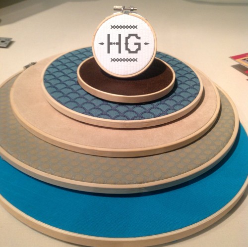 Inspiration wall hoops with HG logo