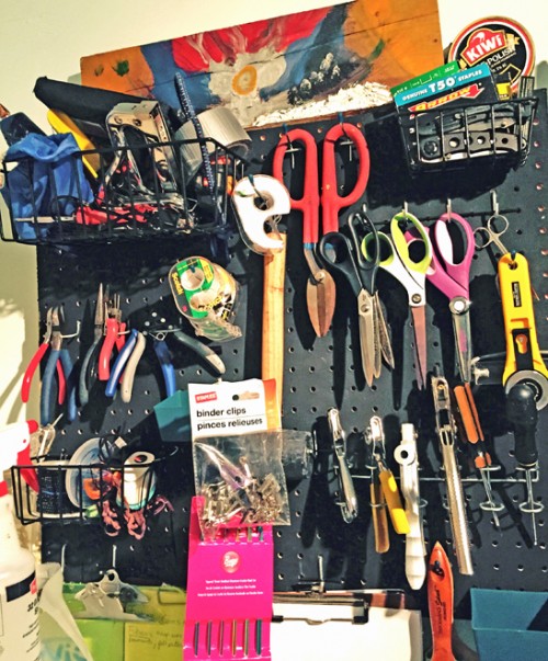 image of Homegrown Crafts studio tool storage