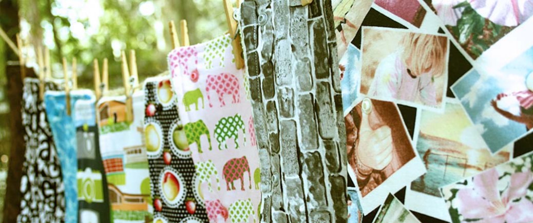 varity of patterned Eco-towels made by Homegrown Crafts