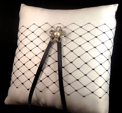 Custom designed ring pillow by Homegrown Crafts